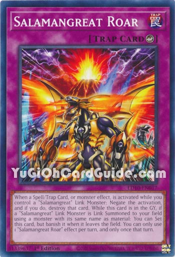 Yu-Gi-Oh Card: Salamangreat Roar