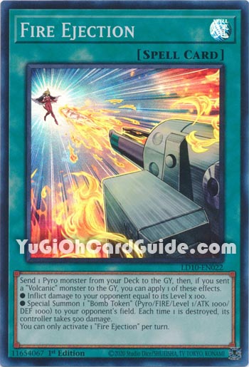 Yu-Gi-Oh Card: Fire Ejection
