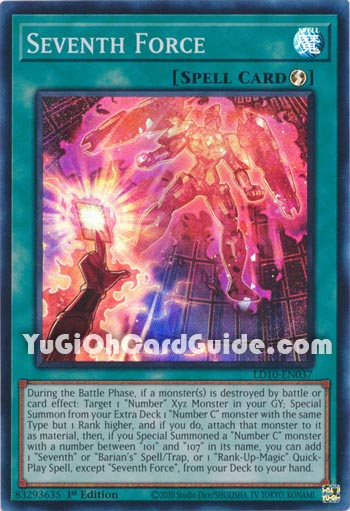 Yu-Gi-Oh Card: Seventh Force
