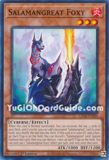 Yu-Gi-Oh Card: Salamangreat Foxy