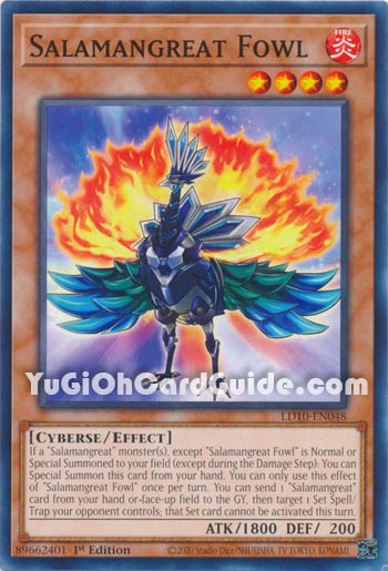 Yu-Gi-Oh Card: Salamangreat Fowl