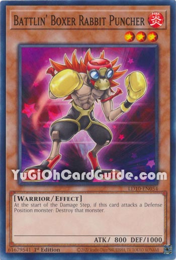 Yu-Gi-Oh Card: Battlin' Boxer Rabbit Puncher