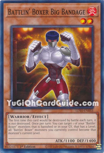 Yu-Gi-Oh Card: Battlin' Boxer Big Bandage