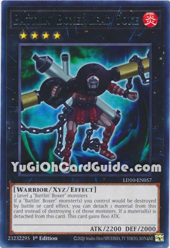Yu-Gi-Oh Card: Battlin' Boxer Lead Yoke