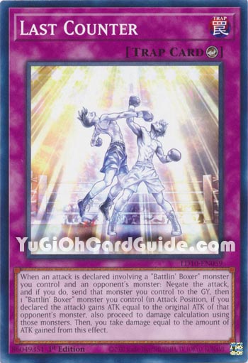 Yu-Gi-Oh Card: Last Counter