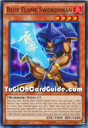 Yu-Gi-Oh Card: Blue Flame Swordsman