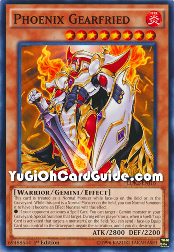 Yu-Gi-Oh Card: Phoenix Gearfried