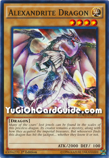 Yu-Gi-Oh Card: Alexandrite Dragon