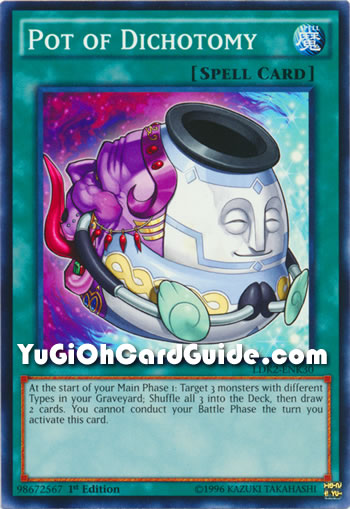 Yu-Gi-Oh Card: Pot of Dichotomy