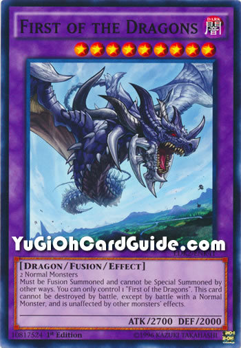 Yu-Gi-Oh Card: First of the Dragons