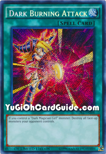 Yu-Gi-Oh Card: Dark Burning Attack