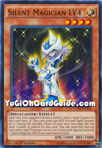 Yu-Gi-Oh Card: Silent Magician LV4
