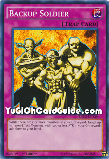 Yu-Gi-Oh Card: Backup Soldier