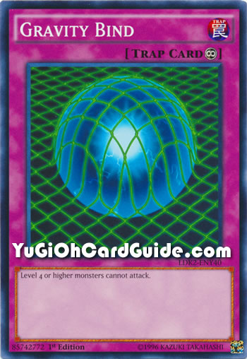 Yu-Gi-Oh Card: Gravity Bind