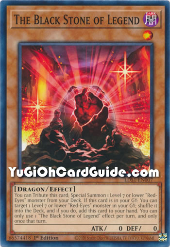 Yu-Gi-Oh Card: The Black Stone of Legend
