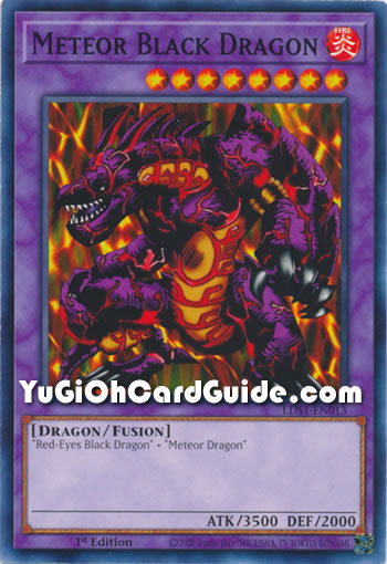 Yu-Gi-Oh Card: Meteor Black Dragon