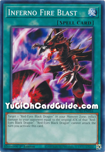 Yu-Gi-Oh Card: Inferno Fire Blast