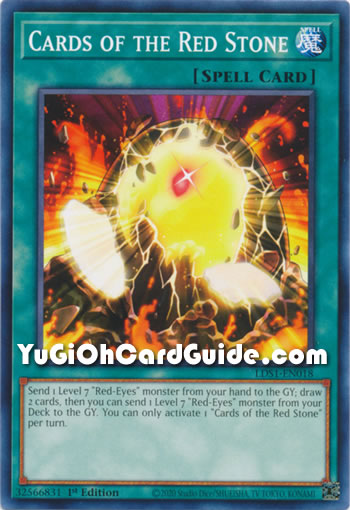 Yu-Gi-Oh Card: Cards of the Red Stone
