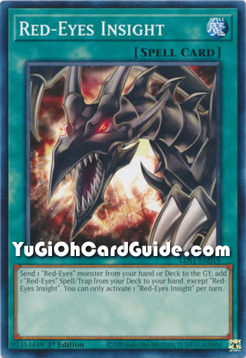Yu-Gi-Oh Card: Red-Eyes Insight