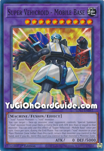 Yu-Gi-Oh Card: Super Vehicroid - Mobile Base