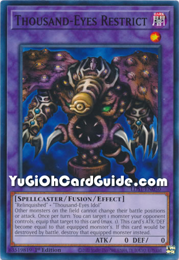 Yu-Gi-Oh Card: Thousand-Eyes Restrict
