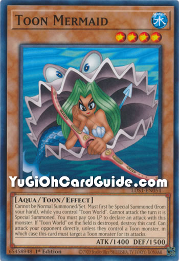 Yu-Gi-Oh Card: Toon Mermaid