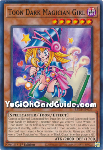 Yu-Gi-Oh Card: Toon Dark Magician Girl