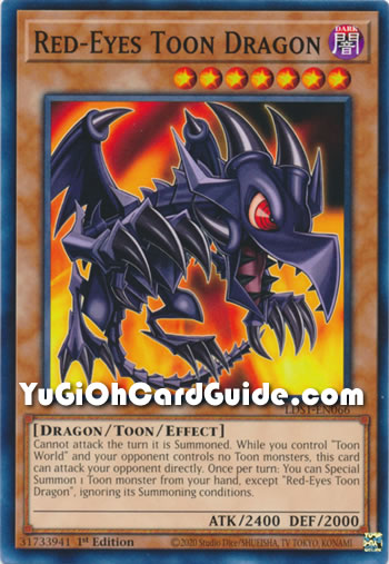 Yu-Gi-Oh Card: Red-Eyes Toon Dragon