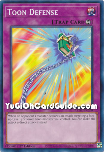 Yu-Gi-Oh Card: Toon Defense