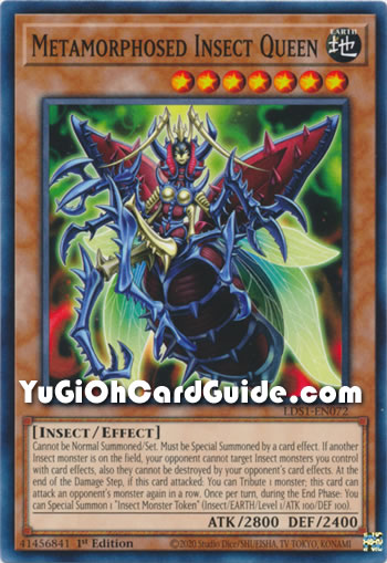 Yu-Gi-Oh Card: Metamorphosed Insect Queen