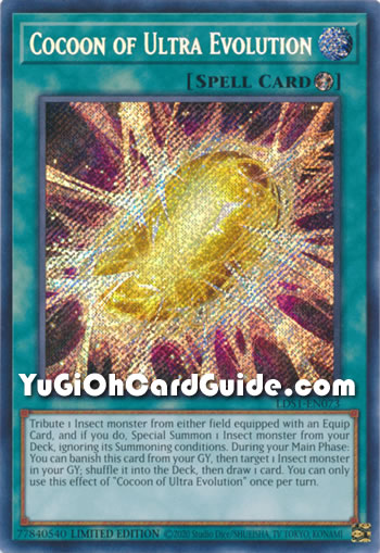 Yu-Gi-Oh Card: Cocoon of Ultra Evolution