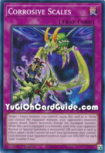 Yu-Gi-Oh Card: Corrosive Scales