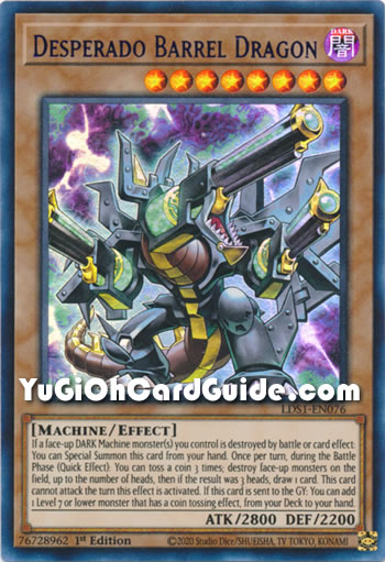 Yu-Gi-Oh Card: Desperado Barrel Dragon