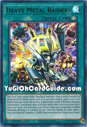 Yu-Gi-Oh Card: Heavy Metal Raiders