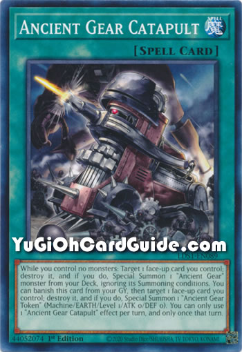 Yu-Gi-Oh Card: Ancient Gear Catapult