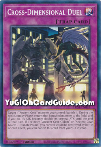 Yu-Gi-Oh Card: Cross-Dimensional Duel