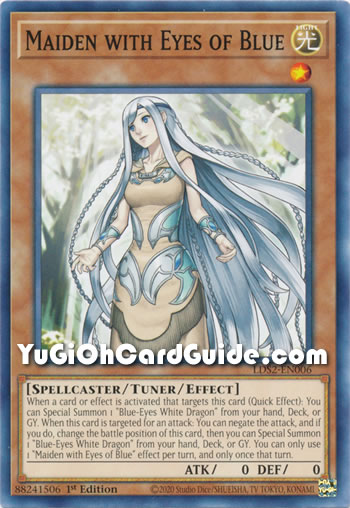 Yu-Gi-Oh Card: Maiden with Eyes of Blue