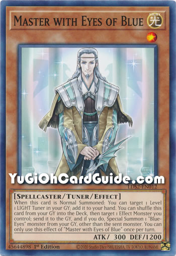 Yu-Gi-Oh Card: Master with Eyes of Blue