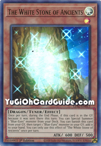 Yu-Gi-Oh Card: The White Stone of Ancients