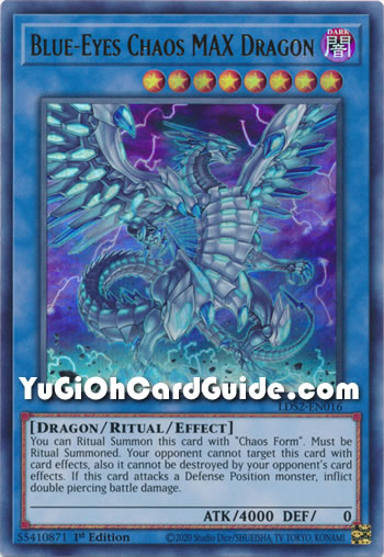 Yu-Gi-Oh Card: Blue-Eyes Chaos MAX Dragon