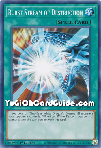Yu-Gi-Oh Card: Burst Stream of Destruction