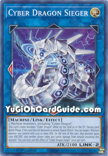 Yu-Gi-Oh Card: Cyber Dragon Sieger
