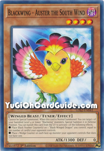 Yu-Gi-Oh Card: Blackwing - Auster the South Wind