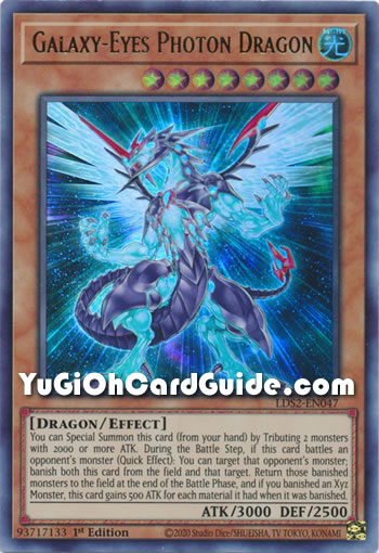Yu-Gi-Oh Card: Galaxy-Eyes Photon Dragon
