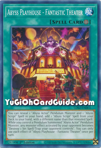 Yu-Gi-Oh Card: Abyss Playhouse - Fantastic Theater