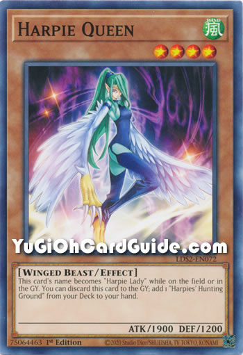 Yu-Gi-Oh Card: Harpie Queen