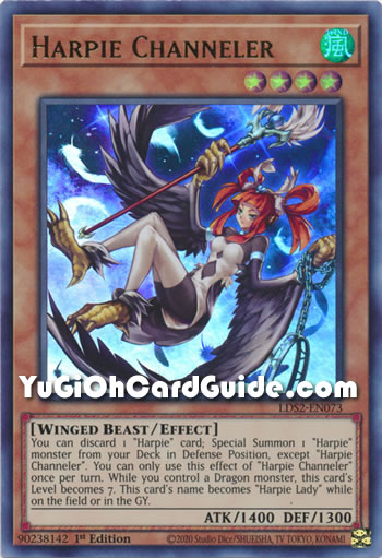 Yu-Gi-Oh Card: Harpie Channeler