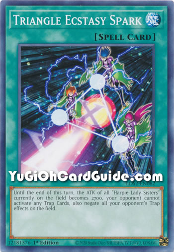 Yu-Gi-Oh Card: Triangle Ecstasy Spark