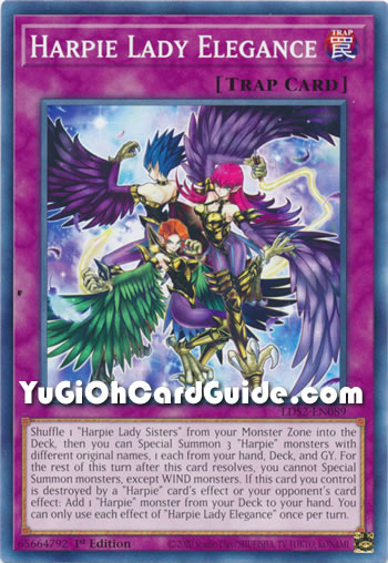 Yu-Gi-Oh Card: Harpie Lady Elegance