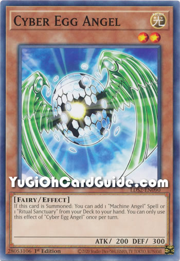 Yu-Gi-Oh Card: Cyber Egg Angel
